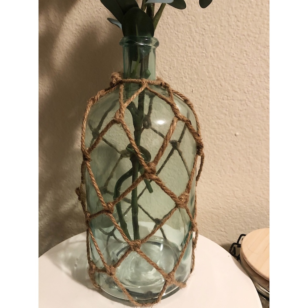 Farm house style glass vase